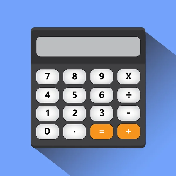 Налоговый калькулятор. — стоковый вектор