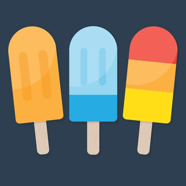 Palitos de paleta. Diseño vectorial — Vector de stock