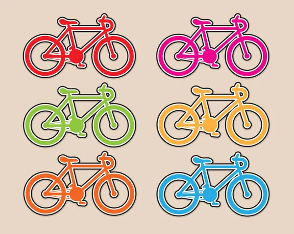 Diseño de bicicletas vector diseño — Vector de stock