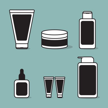 Düz kozmetik ambalaj 