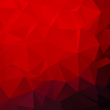 Kırmızı poly arka plan.