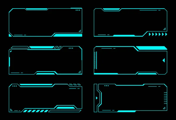 Абстрактная Технология Рамок Футуристического Интерфейса — стоковый вектор