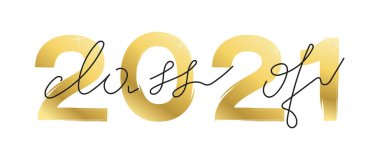 2021 sınıfı. Vektör çizimi. Mezuniyet konseptini tebrik ederim. Mezuniyet el yazısı afişi. Mezuniyet tasarımı şablonu.