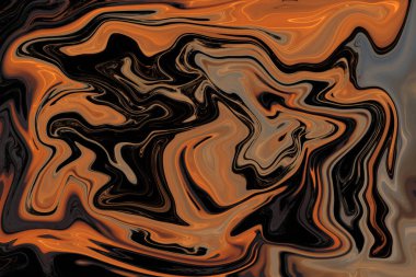 Soyut dinamik desen kahverengi, gri ve siyah renklerde. Soyut mermer motif. Dekoratif tasarım efektleri. Tekstil, duvar kağıtları, arka planlar, kapaklar ve ambalaj için.