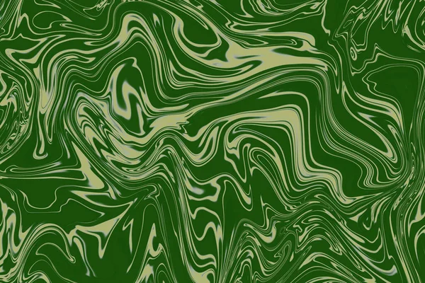 Abstract dynamic pattern in green and yellow colors. Abstract elements are woven into a green marble motif. Decorative design effects. For textiles, wallpapers, backgrounds, covers and packaging.