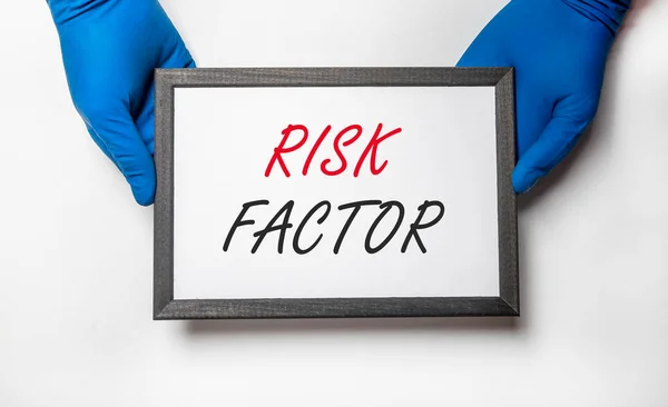 Risk factor inscription. Medical analysis and risk assesment.