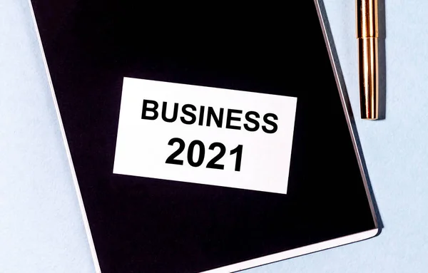 Biznes 2021 Rok Koncepcja Dla Biznesu Nowej Rzeczywistości Normalnej — Zdjęcie stockowe
