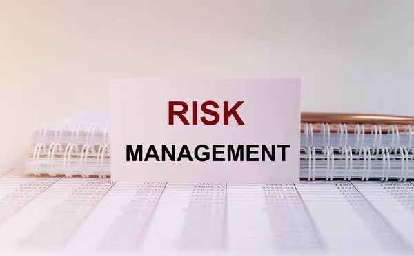 Risk management inscription. Business analysis and assessment.