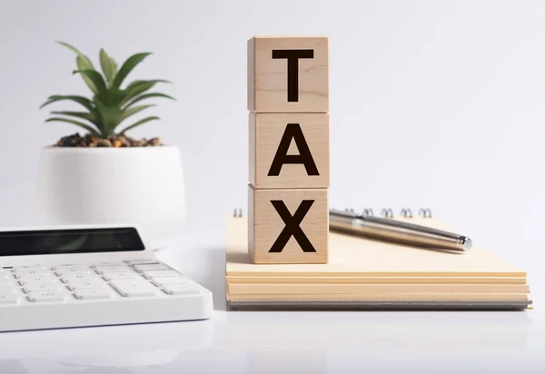 会计人员财务工作场所税务登记 税收概念 — 图库照片
