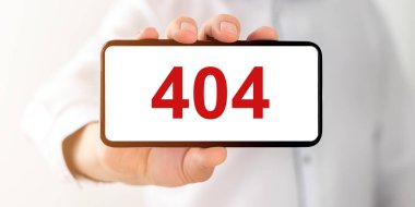 404 ERROR konsepti. İnternet sitesi veya internet ile ilgili bir sorun. Yazı.
