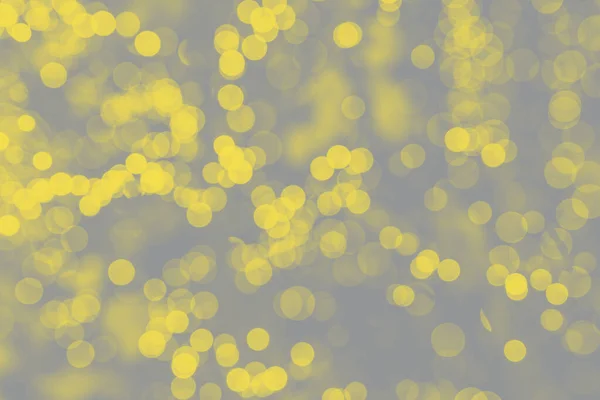 Festive Background Yellow Lights Gray Backdrop — Stock Photo, Image