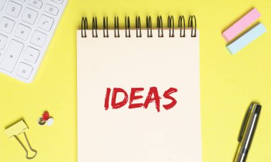 Fikir beyanı. yaratıcı çözümler üretimi kavramı.