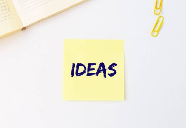 Fikir Kelime Konsepti. yaratıcı iş çözümleri. Yazı