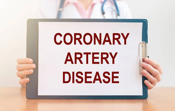 Coronary artery disease. Heart health and care.