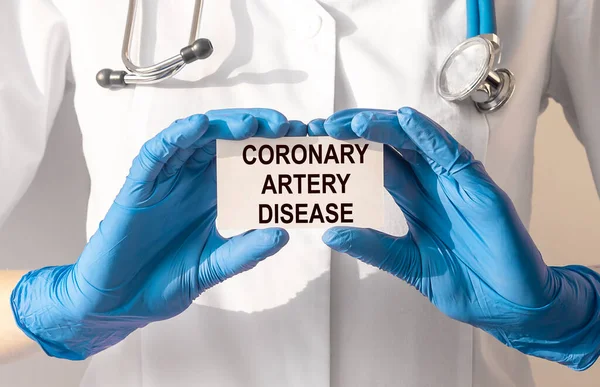 Coronary artery disease. Heart health and care.
