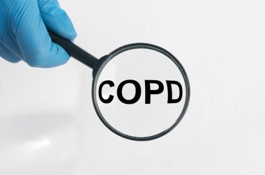 Kısaltma KOAH. Akciğer kronik hastalık konsepti.