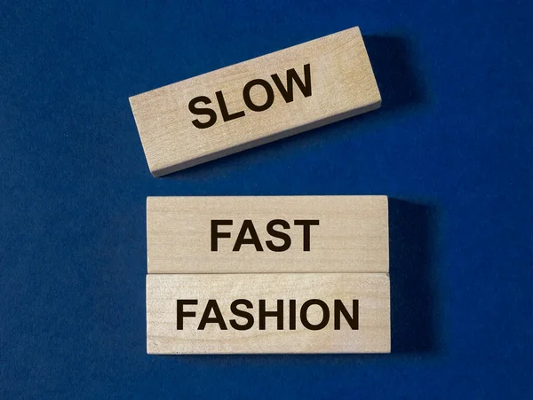 Fast fashion changing to slow concept. Anti consumerism