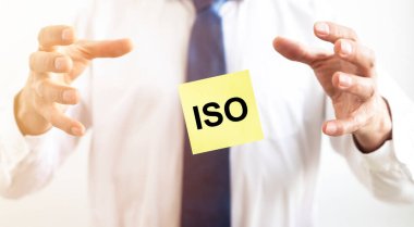 ISO kısaltması, yazı. Standart ve güvenlik denetimi.