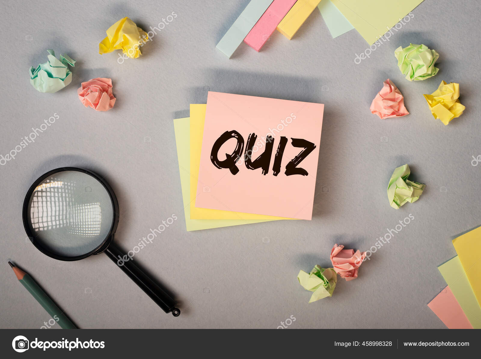 Quiz Palavra Quizz Inscrição Jogo Divertido Com Perguntas fotos, imagens de  © val.suprunovich #458998328