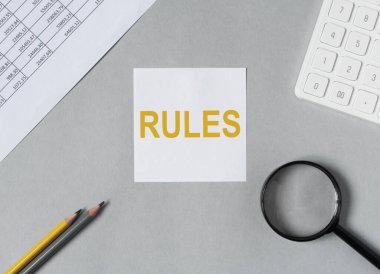 Kelime kuralları, yönetmelik ve yönetmelik kavramı, yönetim.