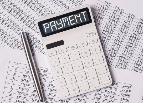 Payment word, inscription. Business financial concept, reminder — Stock Photo, Image