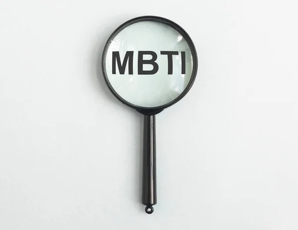 MBTI acronimo. Concetto di test di personalità Socionica — Foto Stock