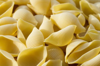 Pişmemiş makarna yatay arka plan 