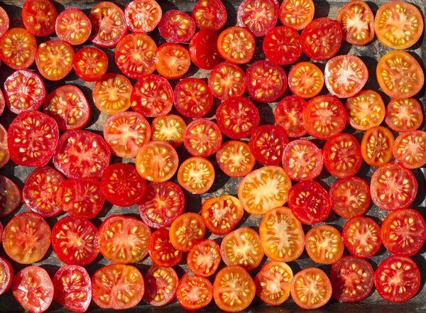 Sundried red cherry tomatoes