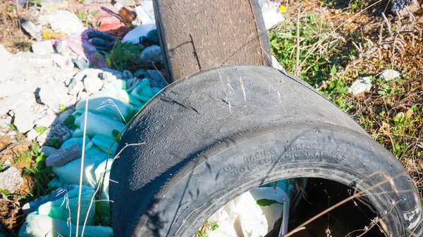 Basura en shantytown —  Fotos de Stock