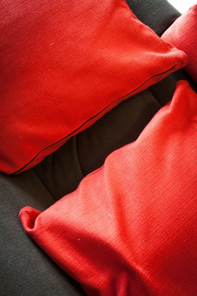 Red cushions — Stock Photo, Image