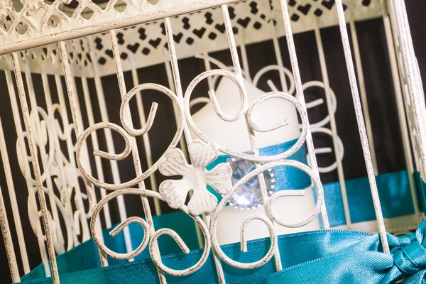 Wedding cage for candle — Stock Photo, Image