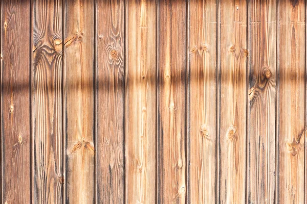 Trä slat med skuggor. trä bakgrund — Stockfoto