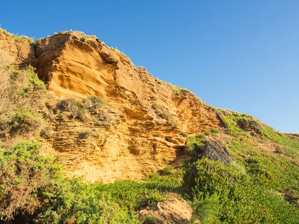 黄色の岩の堆積物 — ストック写真