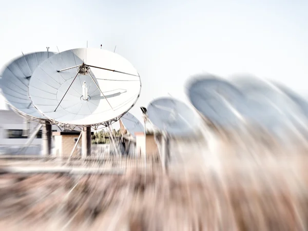 Teleport satellietcommunicatie — Stockfoto
