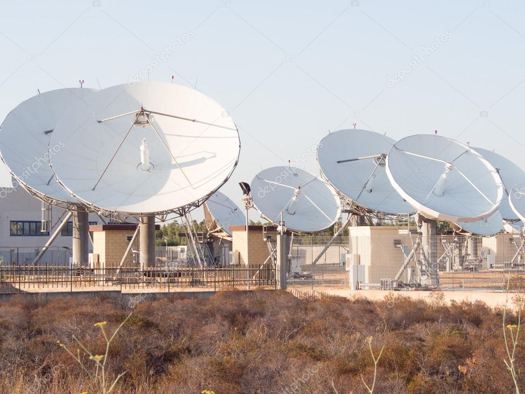 Teleport satellite communications — Stock Photo © giggietto 80995112