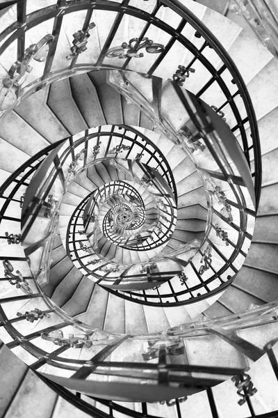 Stairs spiral droste — Stock Photo, Image
