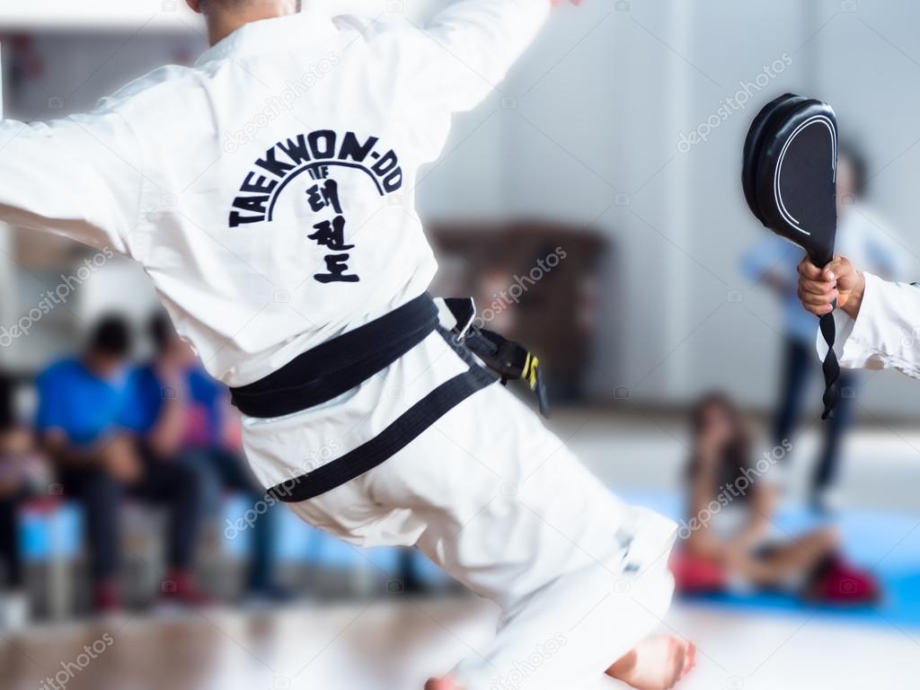 flying kick taekwon -do