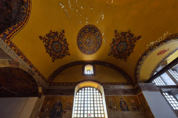 Hagia Sophia Istanbul Turkey Interior Ancient Basilica Hagia Sophia Almost — Stock Photo, Image