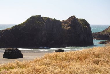 101. Otoyol, Kaliforniya, ABD, güzel kıyı şeridi