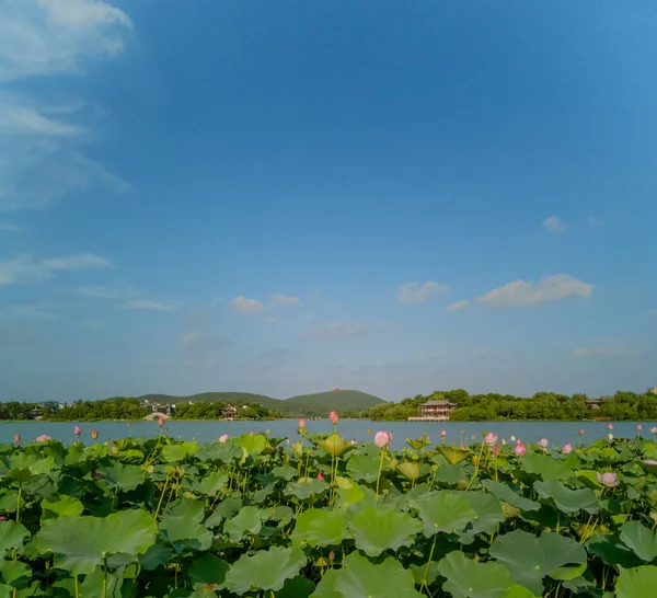 Ville Xuzhou Province Jiangsu Lac Yunlong Région Panoramique Lac Sud — Photo
