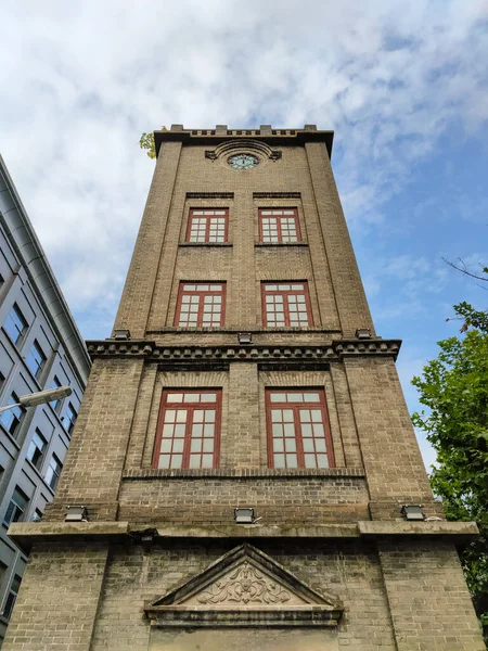 Xuzhou Çin Modern Dönemin Tarihi Binası Bell Drum Tower — Stok fotoğraf