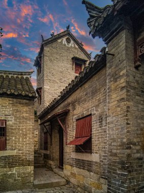 Xuzhou, Çin, Hubushan, Tarihi İnşaat Kompleksi, Antik Mimarlık.