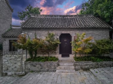 Xuzhou, Çin, Hubushan, Tarihi İnşaat Kompleksi, Antik Mimarlık.