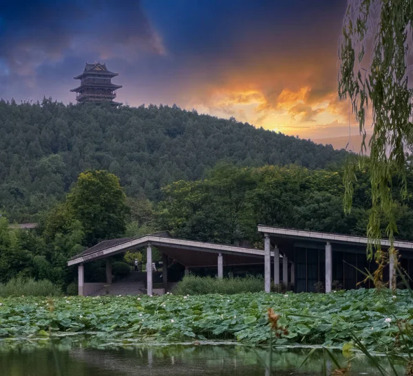 Xuzhou City Jiangsu Province Han Culture Scenic Area Chu King — 스톡 사진