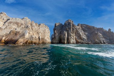 Land 's End, Cabo San Lucas, Meksika' nın kaya oluşumları.