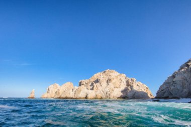 Land 's End, Cabo San Lucas, Meksika' nın kaya oluşumları.