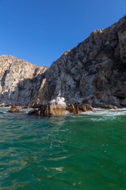 Land 's End, Cabo San Lucas, Meksika' nın kaya oluşumları.