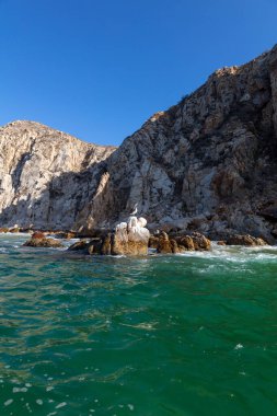 Land 's End, Cabo San Lucas, Meksika' nın kaya oluşumları.