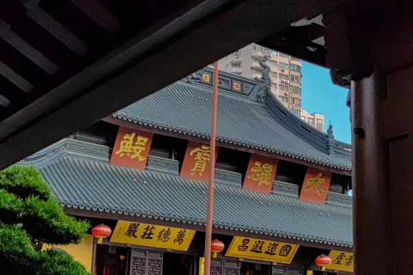Jade Buddha Tempel Shanghai Kina — Stockfoto