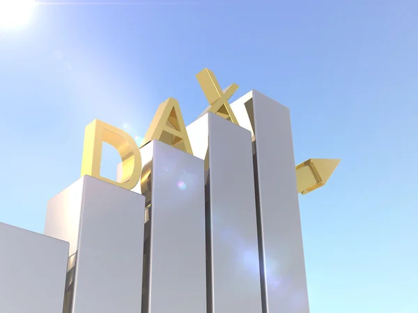 DAX 3d kavramı — Stok fotoğraf